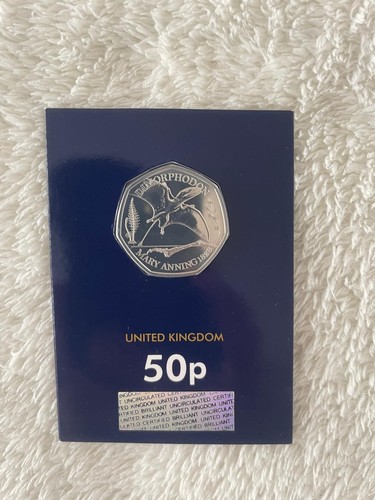 2021 dimorphodon 50p dinosaur - 2021,