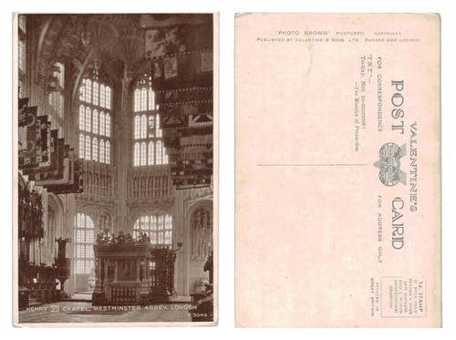 Postcard henry vii chapel - postcard,