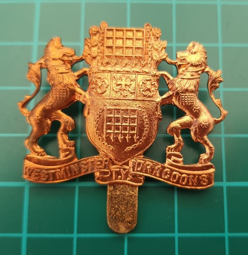 Westminster dragoons cap badge - westminster,