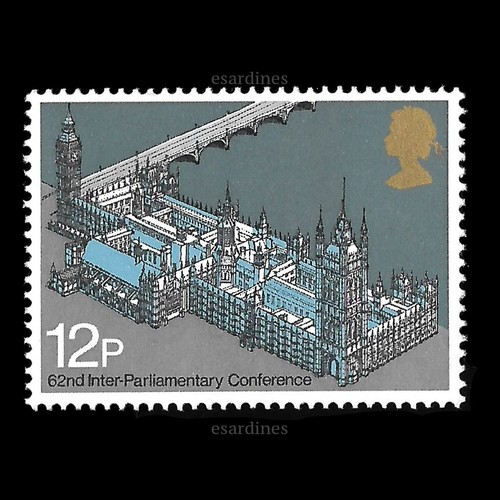 1975 qeii 12p palace of - gb, 12p.