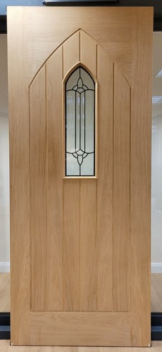 Oak external door - door, westminster
