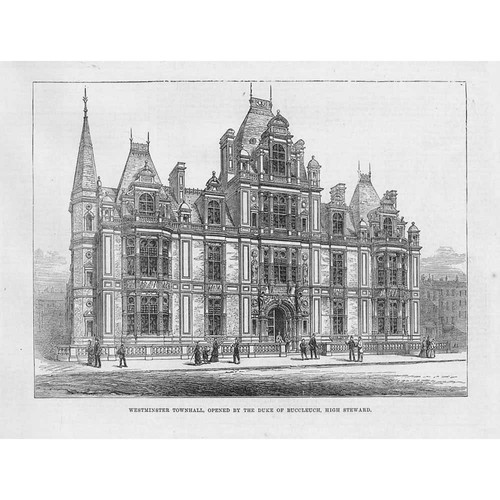 Westminster the town - the, hall