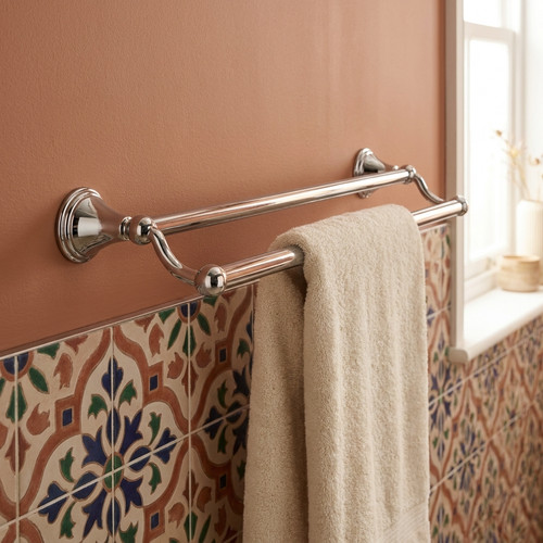 Croydex double towel rail - double,