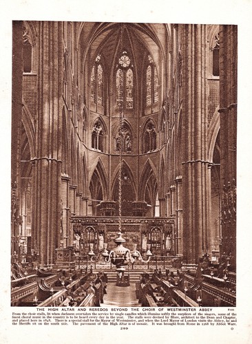 The high altar reredos - &,