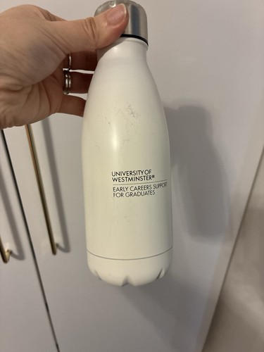 White stainless steel - white, 500ml