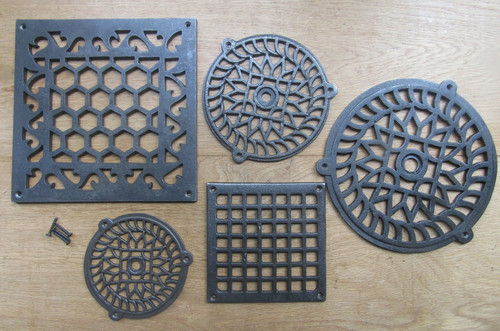 Rustic vintage old - cast, iron